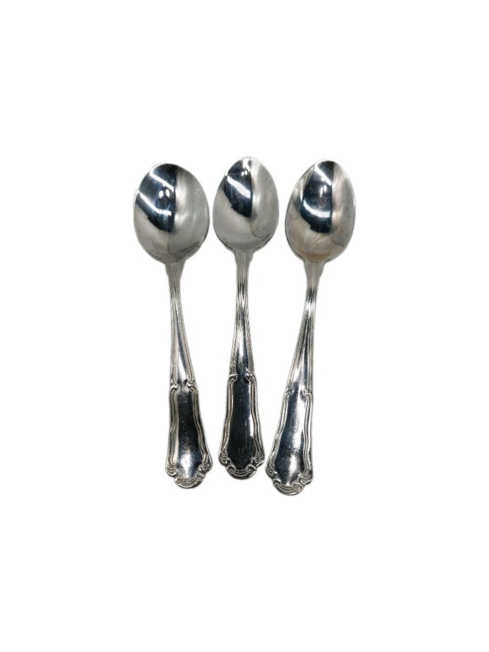 Towle 18/10 Stainless Flatware Hotel Kings Shell Set Of 3 Dinner Spoons